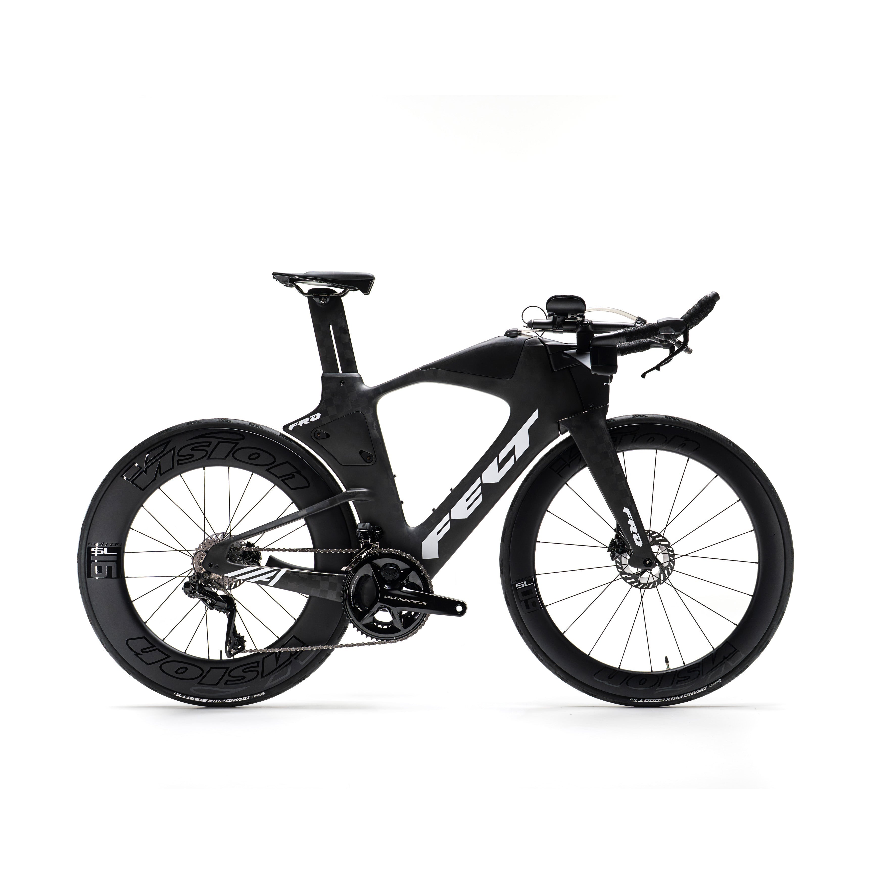 Felt IA 2.0 triathlon bike shown from the drive side